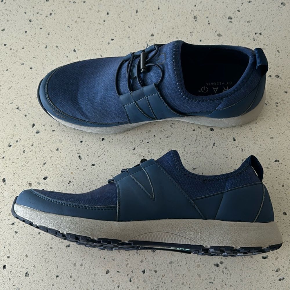 TRAQ by  ALEGRIA Cynch Indigo  Textile  Comfortable Walking Shoes Men’s Size 41